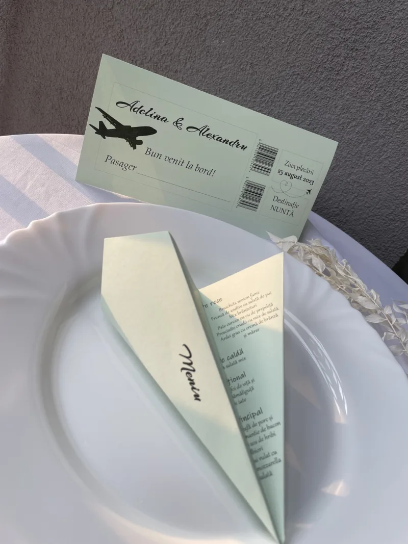 Meniu tip avion - Green