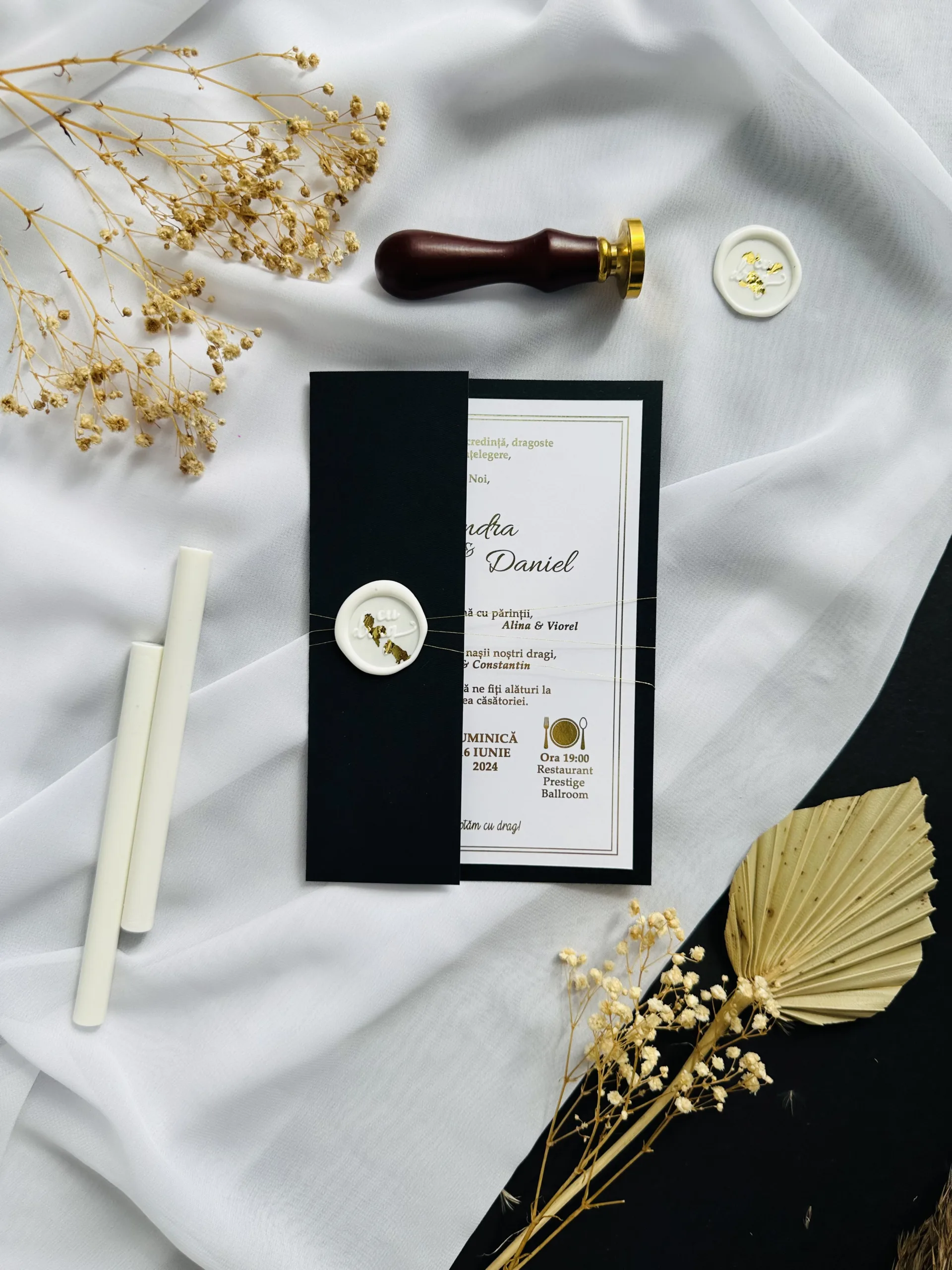 Invitație de nuntă - Minimalist