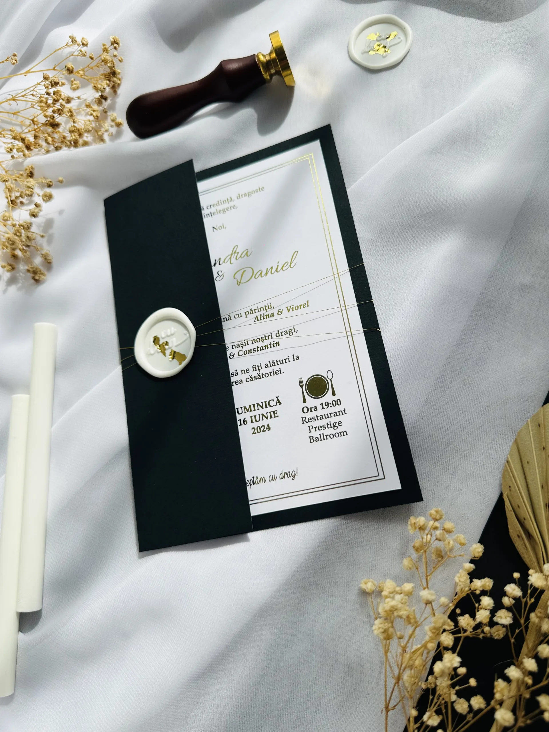 Invitație de nuntă - Minimalist - imagine 3